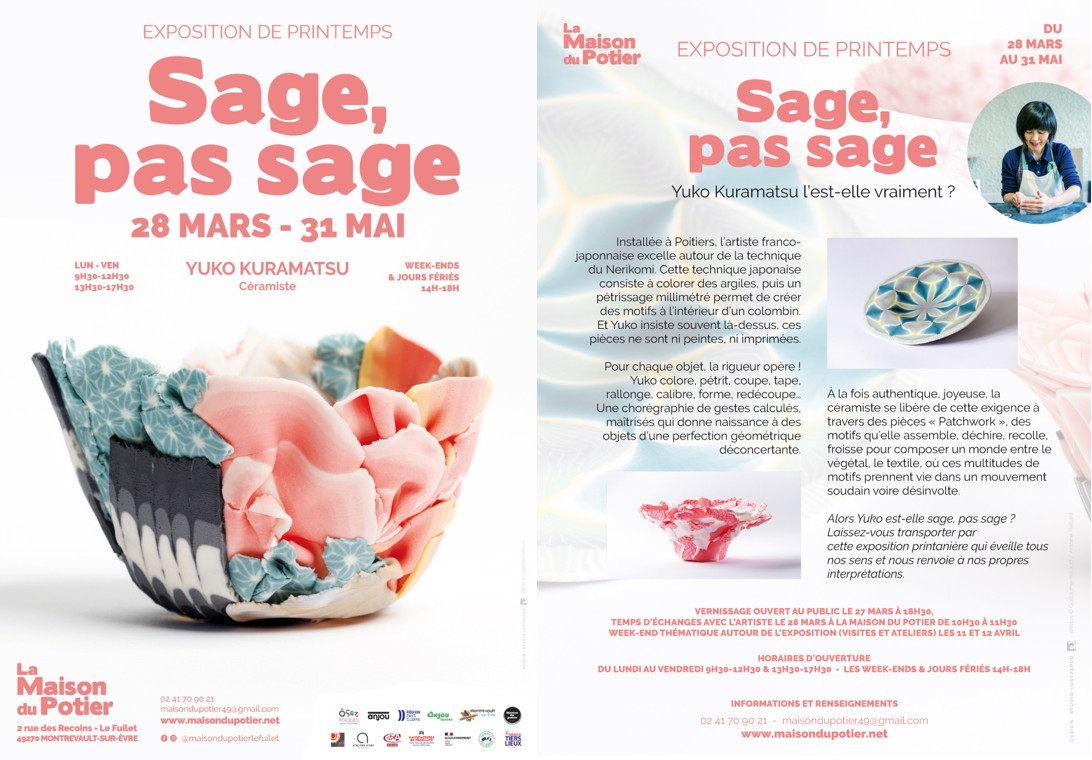 Sage, pas sage, l’exposition de printemps à la maison du potier !