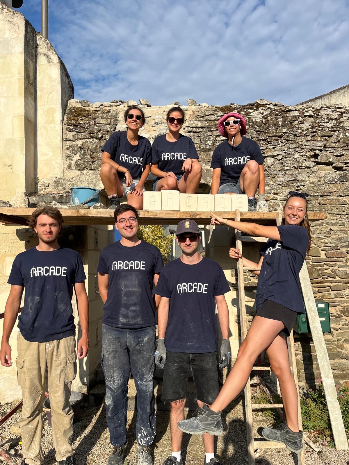 ARCADE, une association engagée dans la restauration du prieuré de la Bretèche